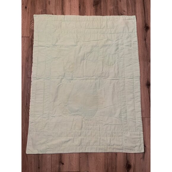 41 x 32 Clown Quilted Baby Blanket Homemade Fabric Panel Design Balloons ABC’s - Picture 9 of 13